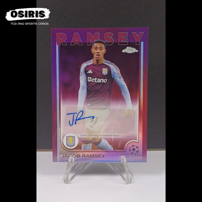 Aston Villa - Jacob Ramsay Autograph 23/75 Topps Chrome UCC 2024/25 - Osiris TCG
