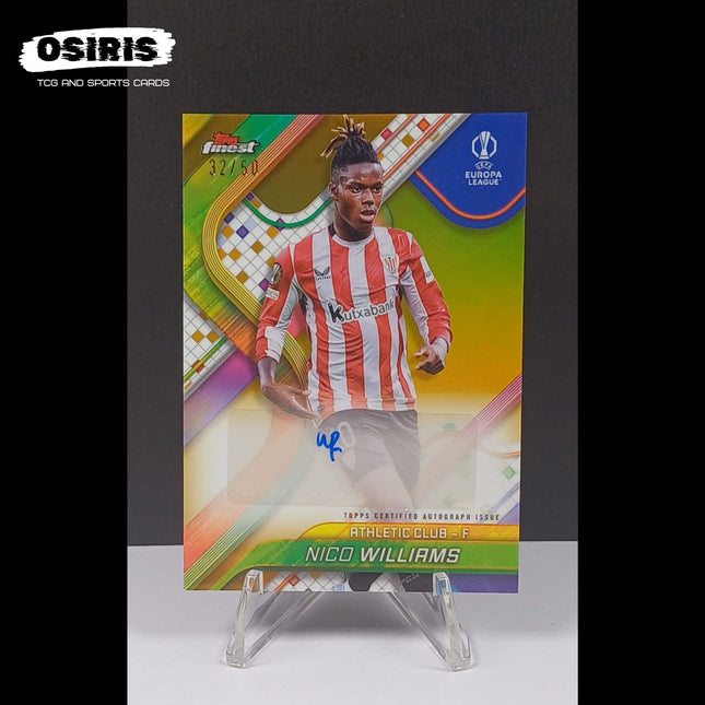 Athletic Club - Nico Williams Autograph 32/50 Topps Finest UCC 2024/25 - Osiris TCG