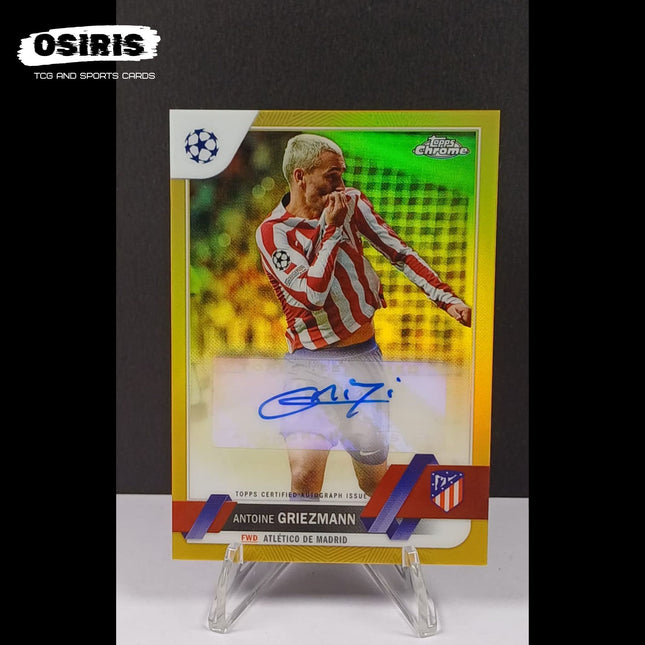 Atletico Madrid - Antoine Griezmann Autograph 1/50 2022 - 2023 Topps Chrome Champions League CA - GN - Osiris TCG