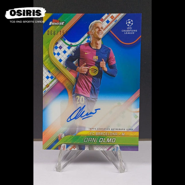 Barcelona - Dani Olmo Autograph 66/150 Topps Finest UCC 2024/25 - Osiris TCG