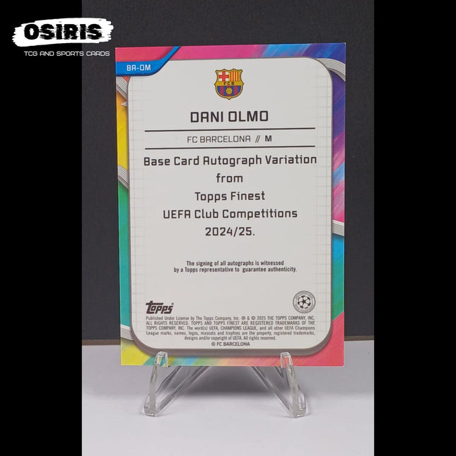 Barcelona - Dani Olmo Autograph 66/150 Topps Finest UCC 2024/25 - Osiris TCG