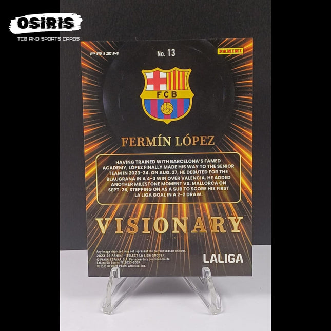 Barcelona - Fermin Lopez Visionary Rookie Panini Prizm Select La Liga 2023/24 - Osiris TCG