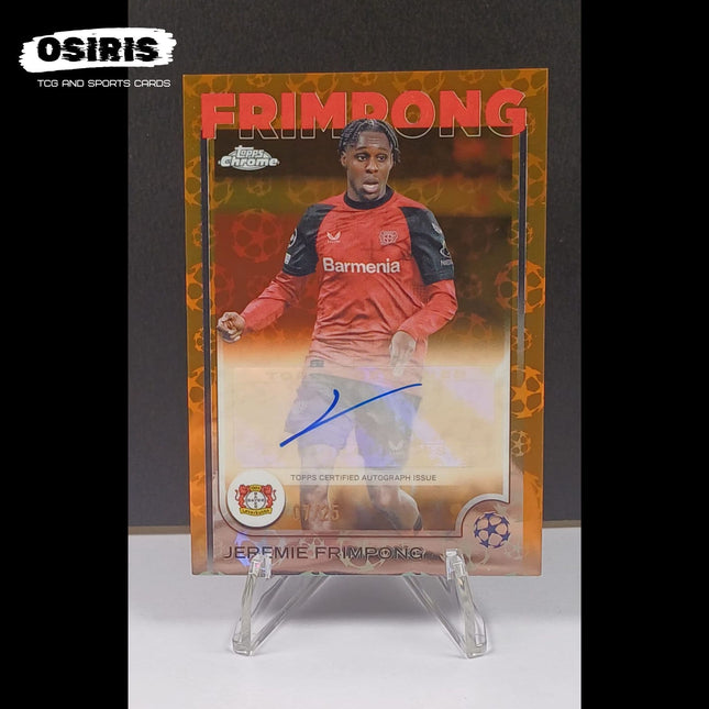 Bayer 04 Leverkusen - Jeremie Frimpong 07/25 Autograph Topps UCC 2024/25 - Osiris TCG