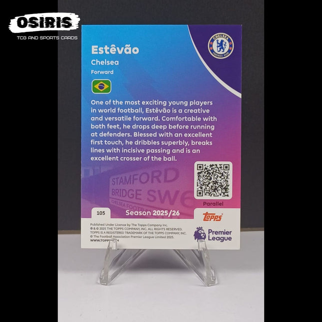 Chelsea - Estevao Rookie 72/150 Topps Premier League 2025/26 - Osiris TCG