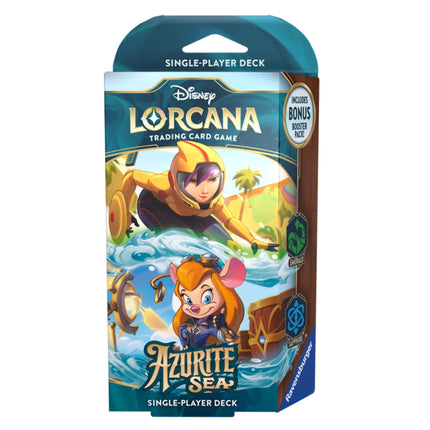 Disney Lorcana Azurite Sea Starter Set - GoGo Tomago and Gadget Hackwrench - Osiris TCG