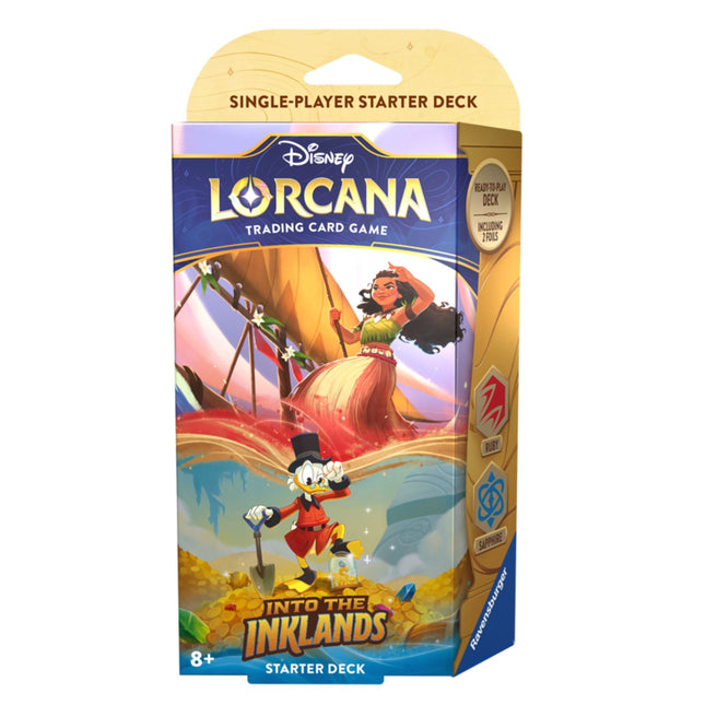 Disney Lorcana Into the Inklands Starter Set Moana and Scrooge McDuck - Osiris TCG