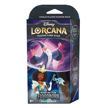 Disney Lorcana: Rise of The Floodborn Starter Deck (Merlin and Tiana) - Osiris TCG