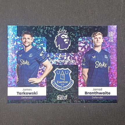 Everton Pro Partnership Tarkowski and Branthwaite Numbered Parallel 05/10 - Topps Premier League 2026 - Osiris TCG