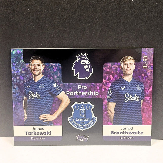 Everton Pro Partnership Tarkowski and Branthwaite Numbered Parallel 05/10 - Topps Premier League 2026 - Osiris TCG