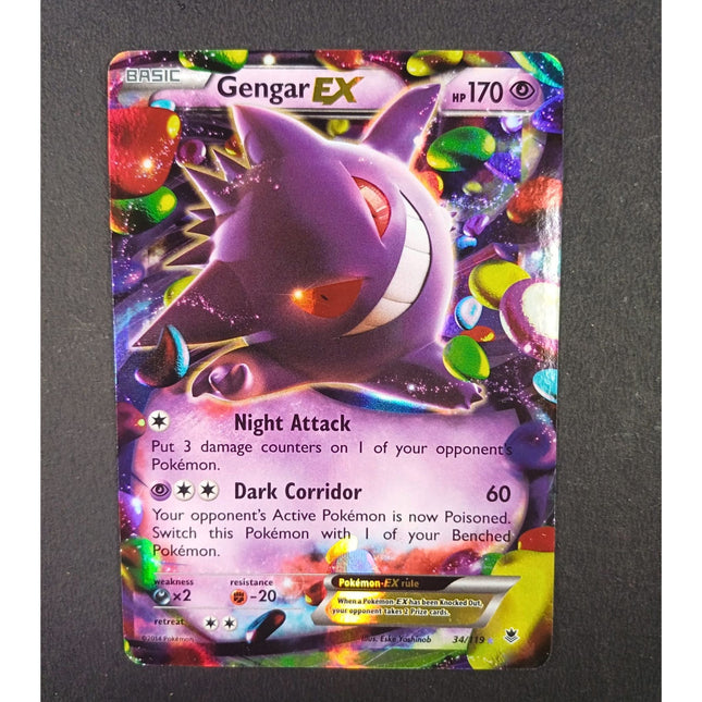 Gengar EX 34 - XY Phantom Forces - Osiris TCG