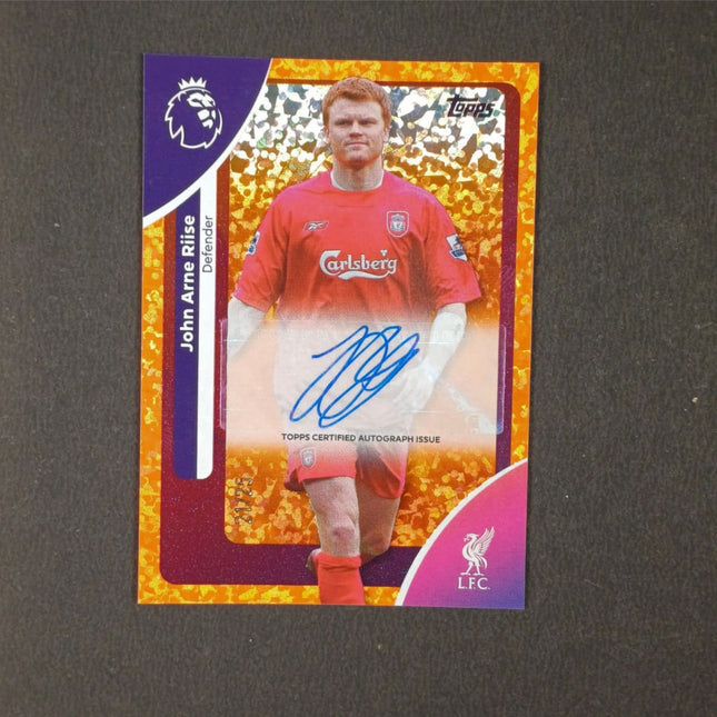 John Arne Riise Numbered Parallel Autograph 21/25 - Topps Premier League 2026 - Osiris TCG