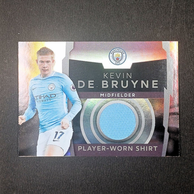 Kevin de Bruyne Player Worn Shirt Patch - Topps Premier League Platinum 2017/2018 Season - Osiris TCG