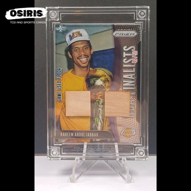LA Lakers - Kareem Abdul - Jabbar 49/50 Jersey Fusion Game Used Floor - Osiris TCG