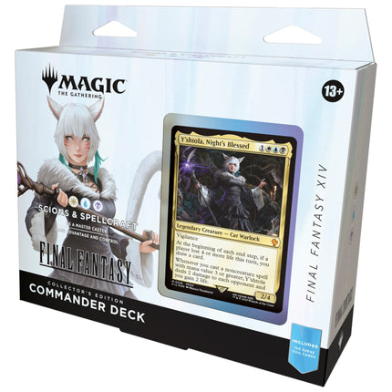 Magic the Gathering - Collectors Edition Commander Deck Scions and Spellcraft Final Fantasy XIV - The Scale Model Stash