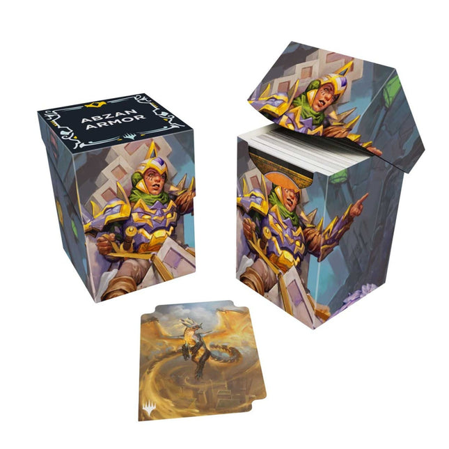 Magic the Gathering - Tarkir: Dragonstorm 100+ Deck Box Abzan Commander featuring Felothar the Steadfast - Osiris TCG