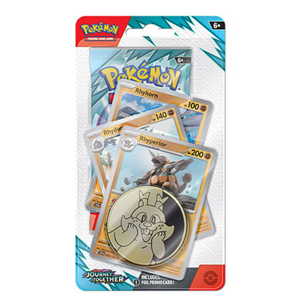 Pokemon - Journey Together Premium Checklane Blister Rhyperior - The Scale Model Stash