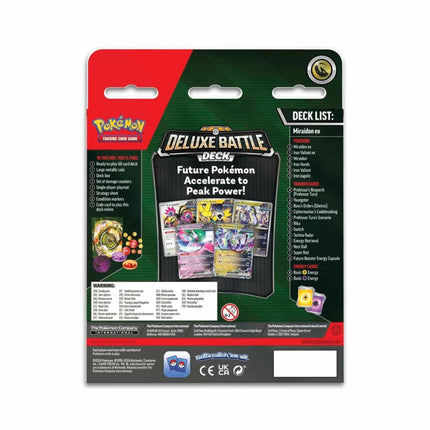 Pokemon: Miraidon ex Deluxe Battle Deck - The Scale Model Stash