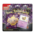 Pokemon - Paldean Fates Tech Sticker 3 Pack Blister (Fidough) - The Scale Model Stash
