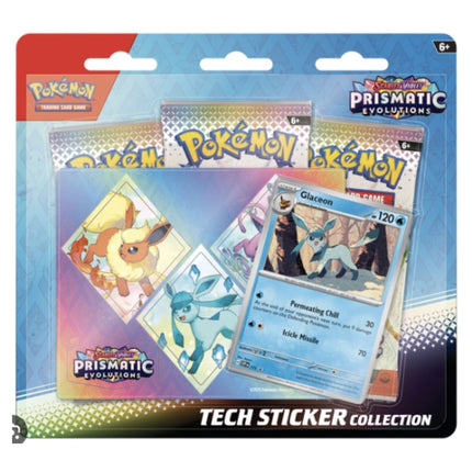 Pokemon - Prismatic Evolutions Tech Sticker Glaceon - The Scale Model Stash