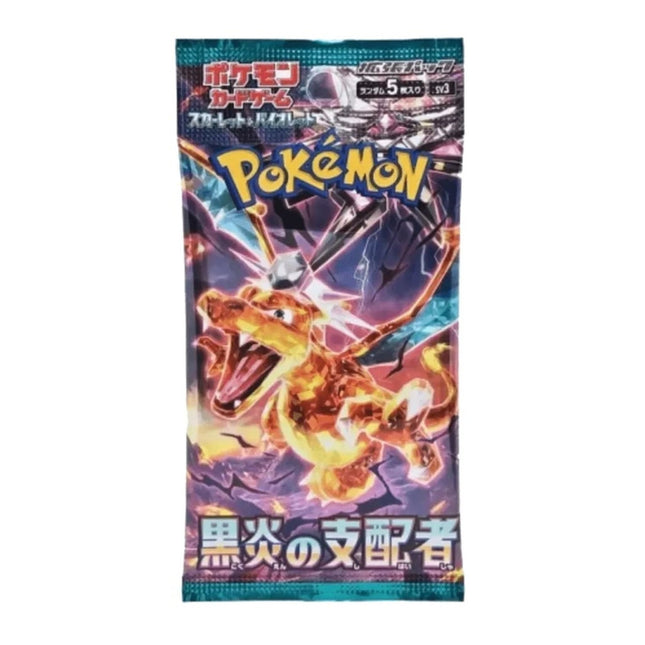 Pokemon - Ruler Of The Black Flame sv3 Japanese Booster Pack - Osiris TCG