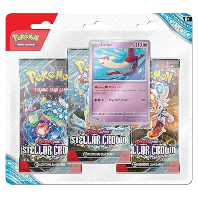 Pokemon - Scarlet and Violet Stellar Crown Blister Pack Latias - The Scale Model Stash