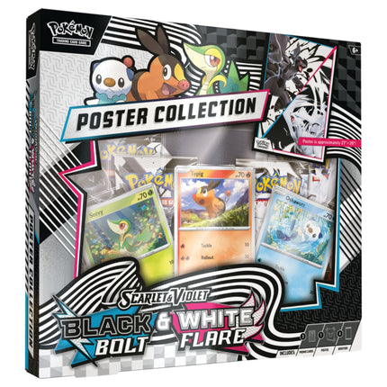 Pokemon Scarlet & Violet: Black Bolt & White Flare Unova Poster Collection - Osiris TCG