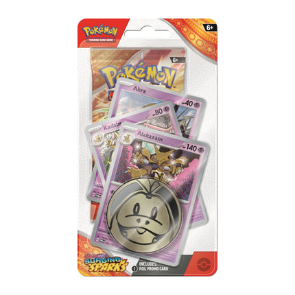 Pokemon - Surging Sparks Premium Checklane Blister Alakazam - The Scale Model Stash