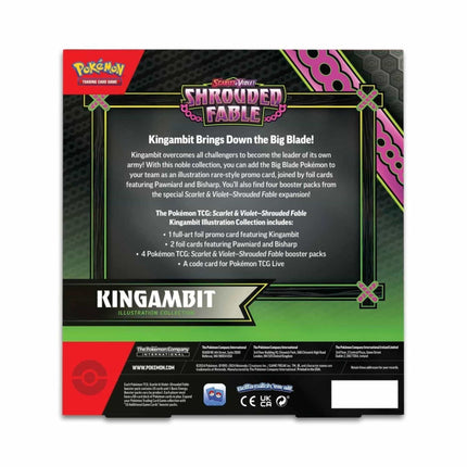Pokémon TCG: Scarlet & Violet - Shrouded Fable Kingambit Illustration Collection - The Scale Model Stash