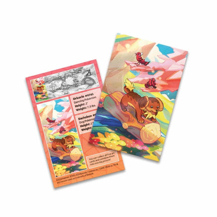 Pokémon TCG: Vibrant Paldea Mini Tin (Oricorio & Dachsbun) - The Scale Model Stash