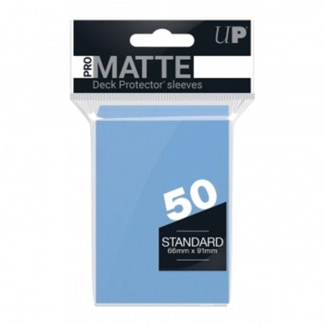 Pro - Matte Light Blue Standard Deck Protector Sleeves 50ct - Osiris TCG