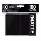 Ultra Pro - Eclipse Standard Matte Sleeves 100 Pack - Jet Black - Osiris TCG
