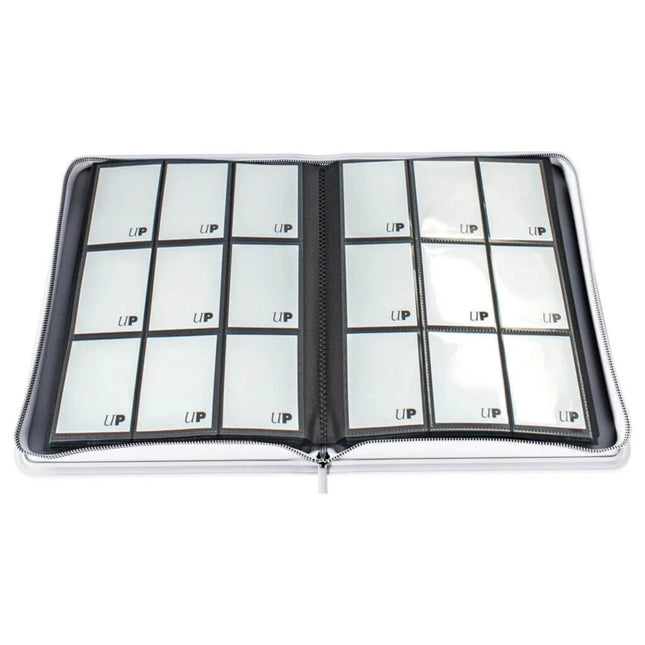 Ultra Pro - Vivid 9 Pocket Zippered PRO - Binder - White - Osiris TCG